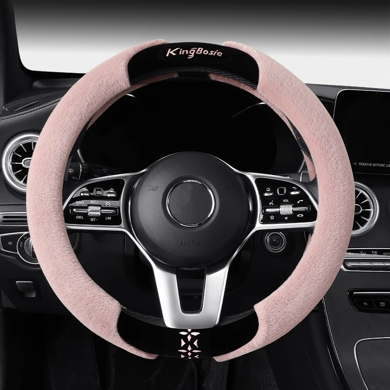 适用长城坦克300坦克500方向盘套冬季毛绒冬天保暖男女通用车把套