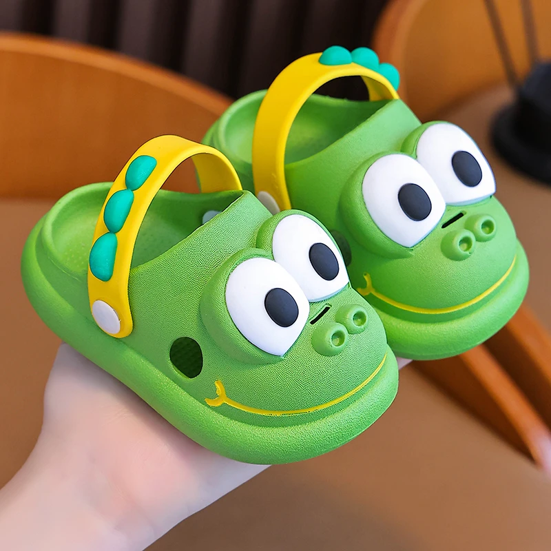 儿童拖鞋夏季新款男童卡通防滑包头中小童室内居家女童小孩凉拖鞋
