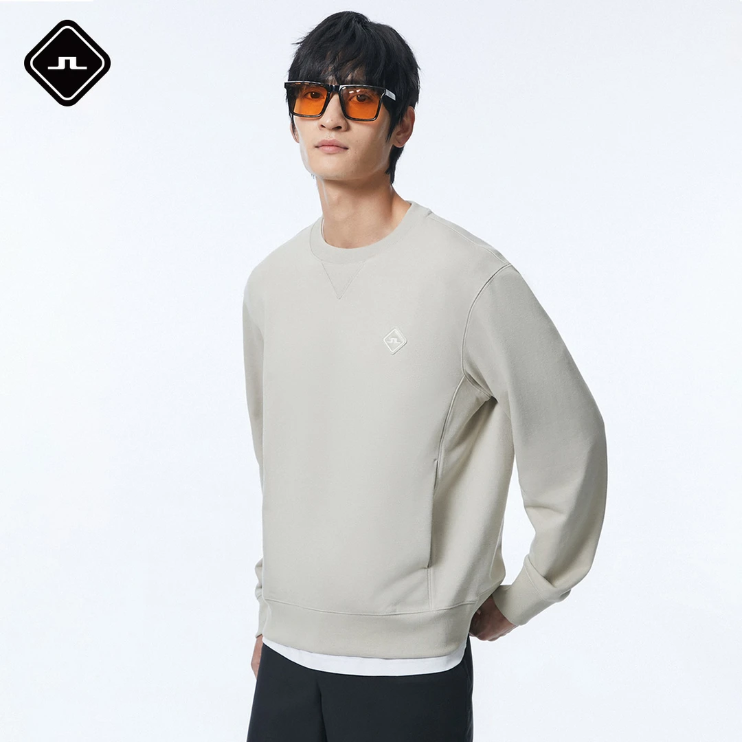 JLINDEBERG金林德伯格秋季透气亲肤时尚圆领宽松卫衣男