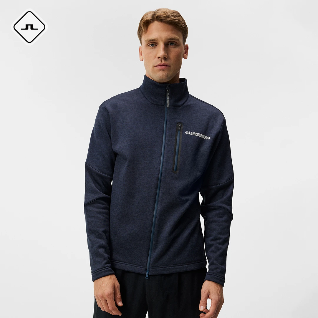 J.LINDEBERG金林德伯格进口抓绒保暖高弹透气立领外套四面弹力长