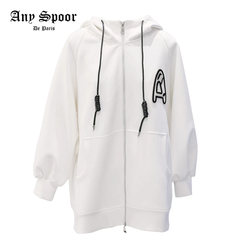 【ANY SPOOR】休闲设计师女士时尚轻奢中长款外套74AD96