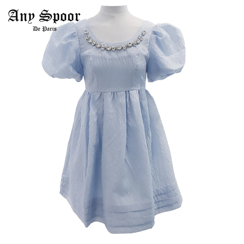 【ANY SPOOR】ANYSPOOR时尚设计师短袖连衣裙83B252
