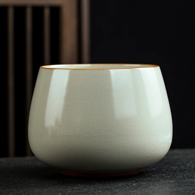 茶洗家用陶瓷茶渣缸桌面水盂建水茶水缸废水桶功夫杯洗茶道配件