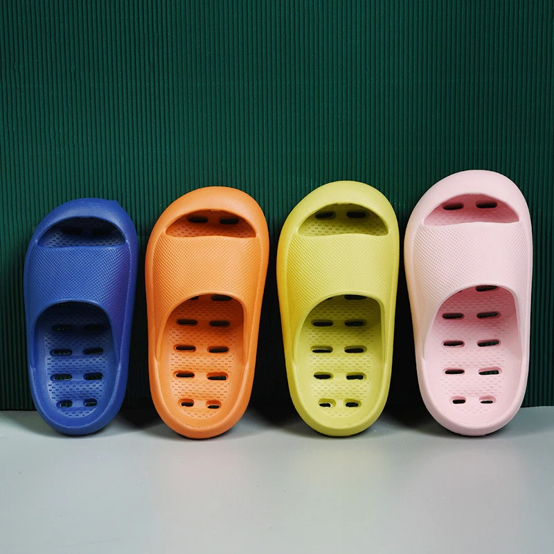 四季儿童镂空浴室亲子拖底包头EVA男童女童防臭拖鞋室内防滑厚底