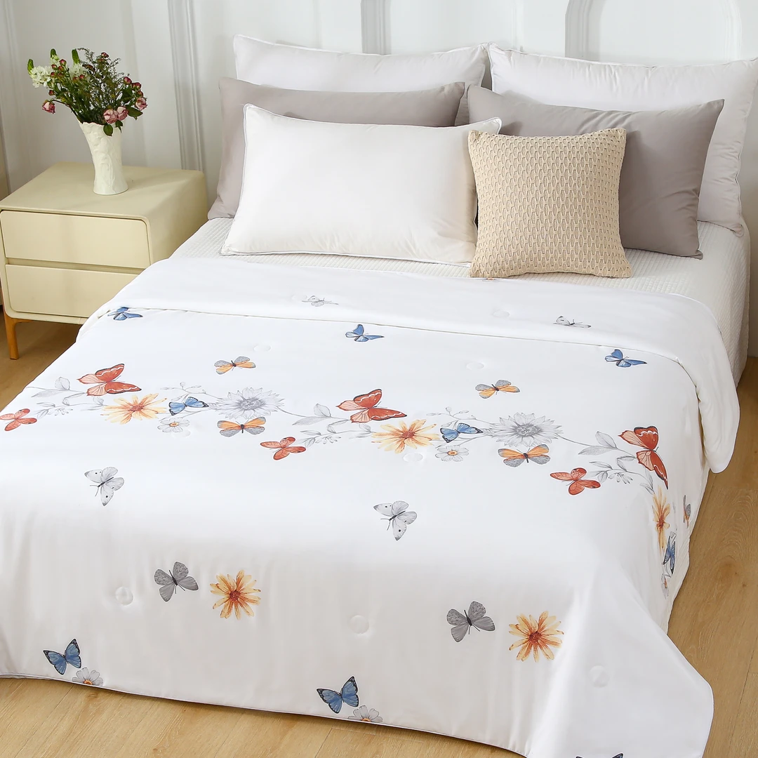 【蝶舞】A类母婴级100%蚕丝纯蚕丝被蝶舞之恋