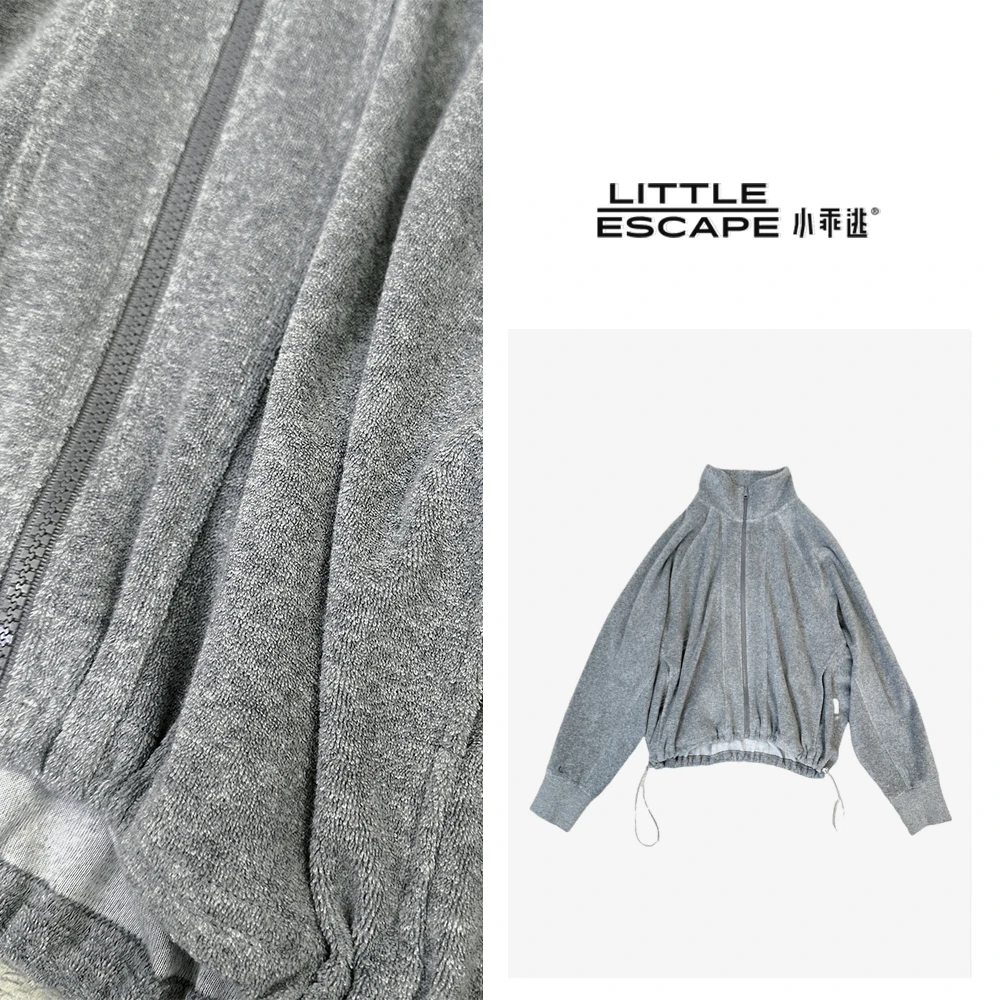 小乖逃D休闲时尚 灰色外套 大蝙蝠袖宽松C189