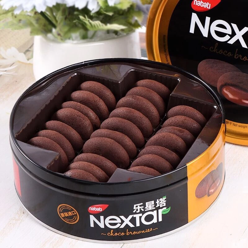 印尼纳宝帝NEXTAR软心趣布朗尼美味巧克力注心曲奇饼干夹心曲奇