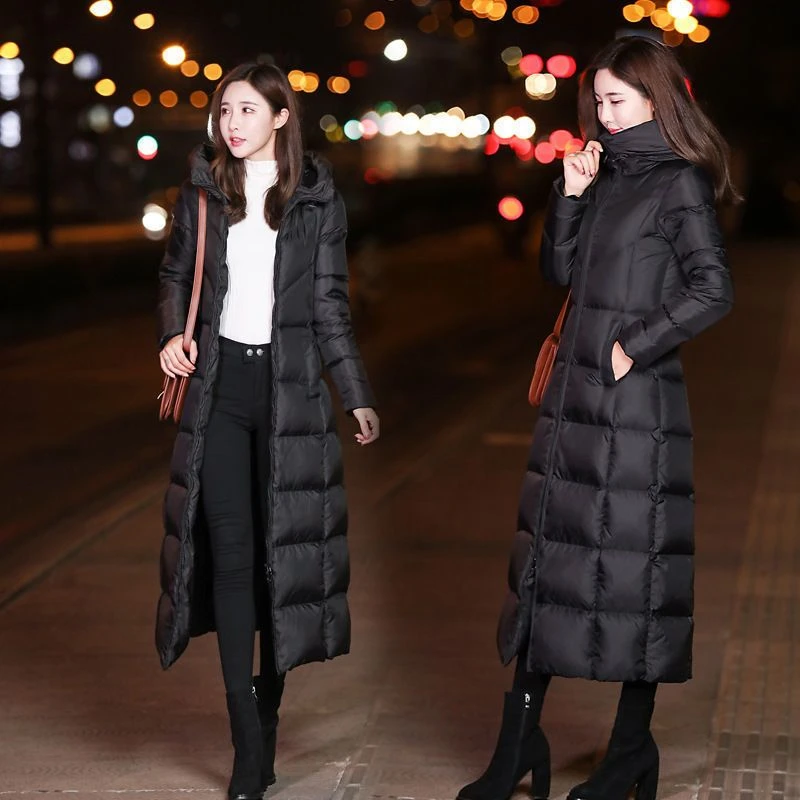 波司澄波司橙羽绒服2023新款爆款反季清仓衣女士女款士加长款过膝