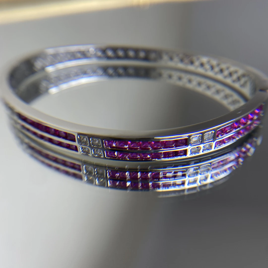 铜合金合成锆石手链 53750轻奢时尚气质经典拼手镯