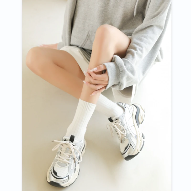 厚底情侣老爹鞋男女同款跑步鞋百搭休闲运动鞋M158 F