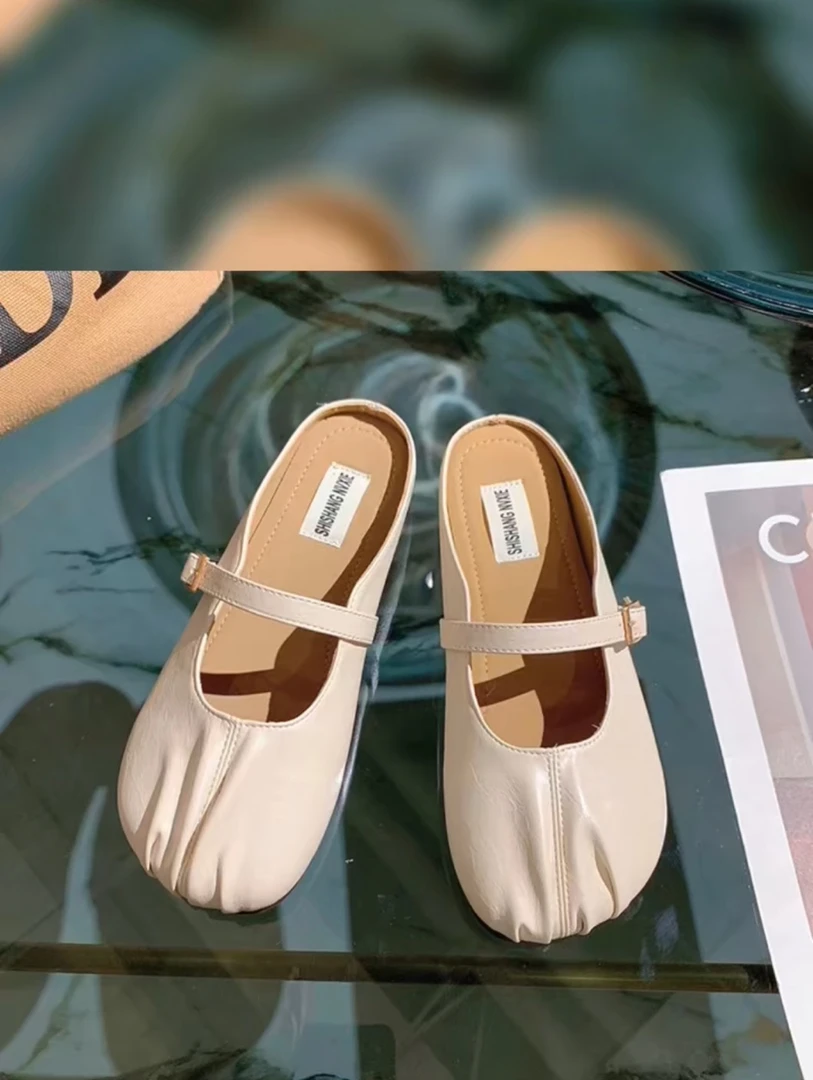 简约 韩系 一脚蹬 拖鞋