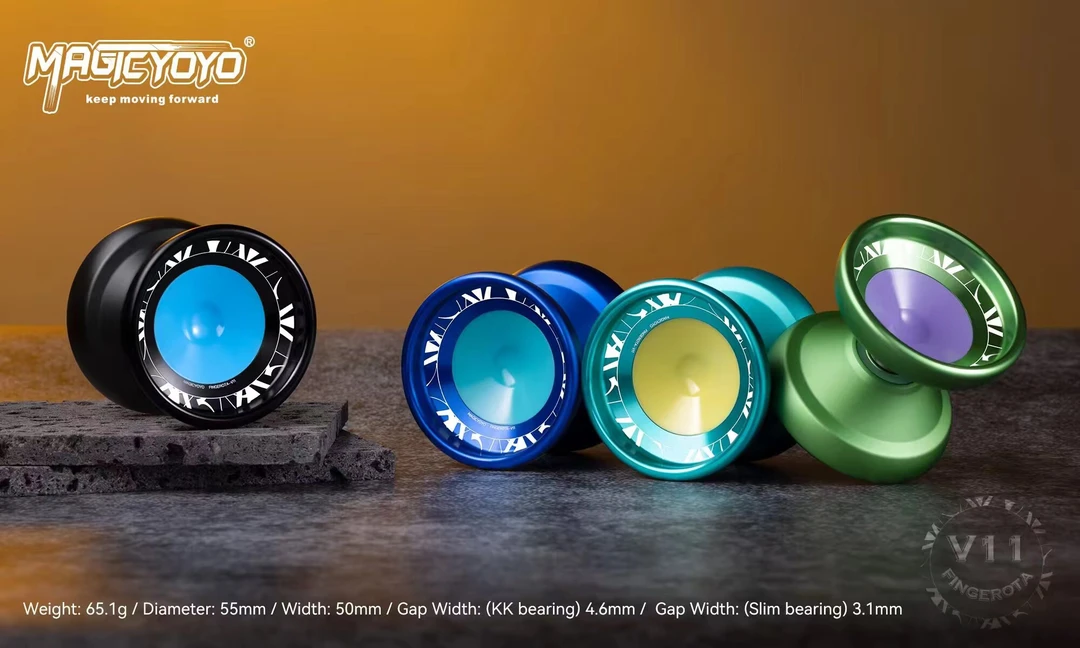 最新款升级版 顶指 悠悠球 V11高级专业竞技比赛金属溜溜球yoyo