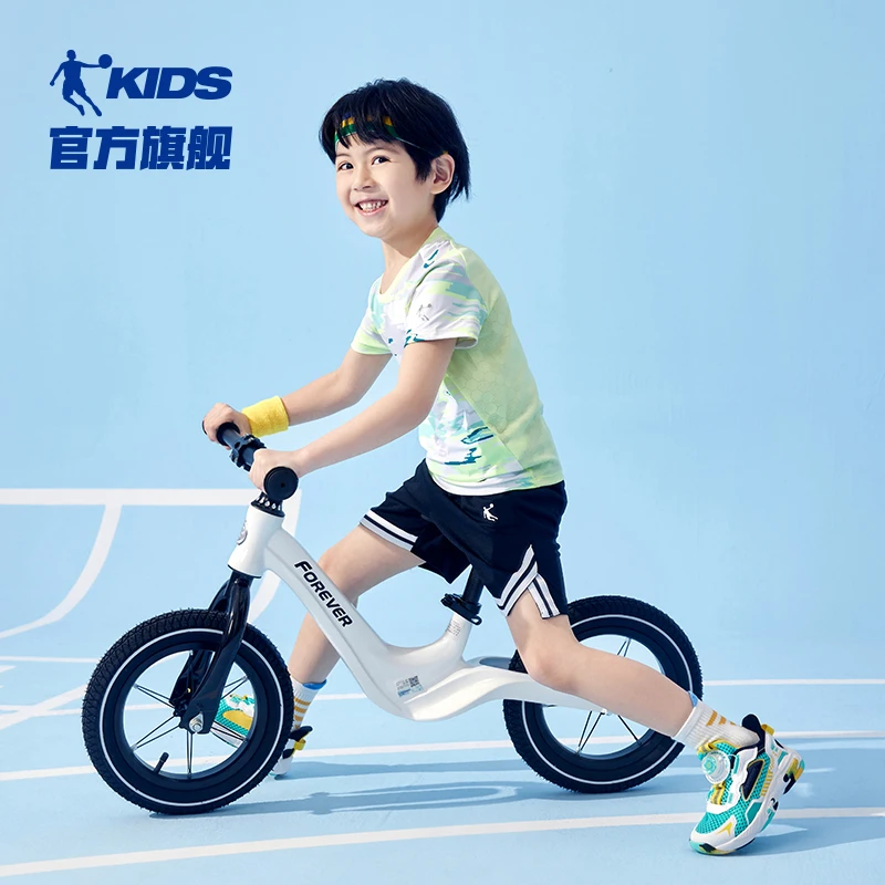 中国乔丹童鞋男童运动鞋透气网面跑步鞋2023夏季新款儿童小童网鞋