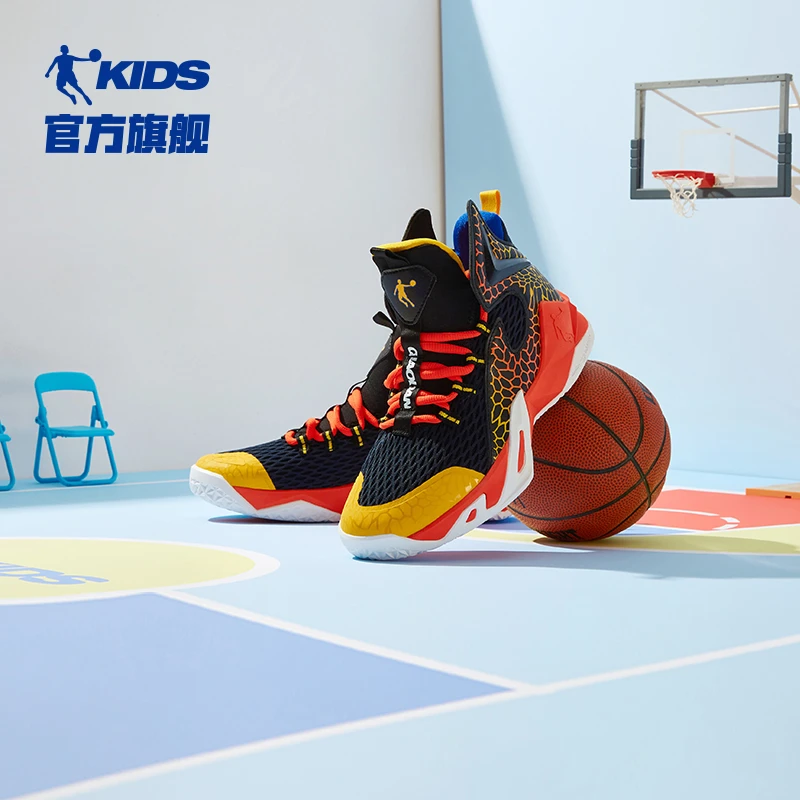 中国乔丹童鞋儿童篮球鞋实战2023夏季款中大童网面男童鞋子运动鞋