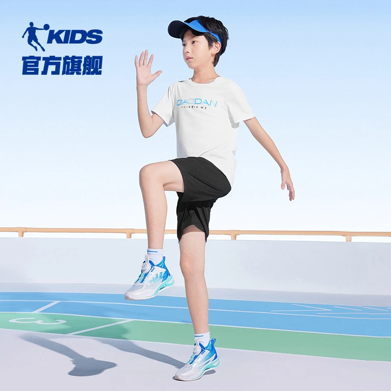 【情哥哥专属】C07乔丹儿童短袖短裤套装夏季透气速干运动套装