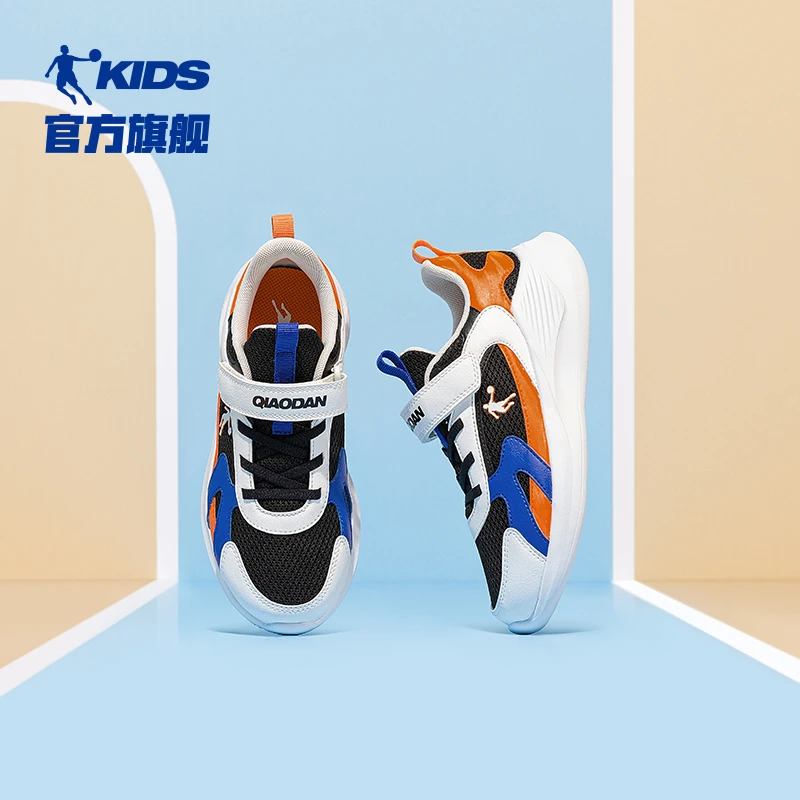 中国乔丹童鞋中大童网鞋运动鞋夏季新款网面透气男童跑步鞋鞋子