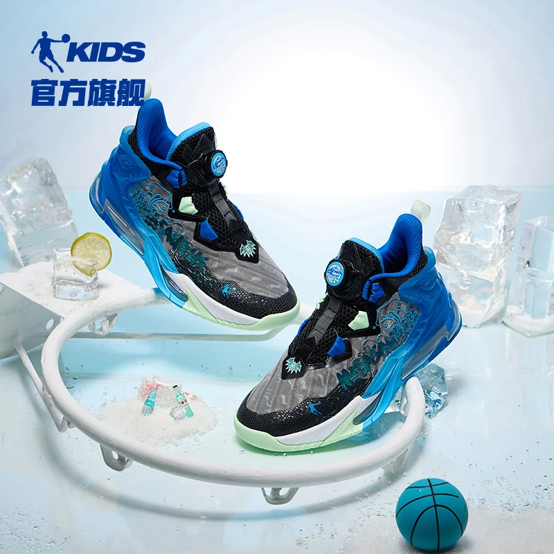 【门店尖货-逐浪】乔丹儿童2025夏季新款篮球鞋男青少年透气运动鞋