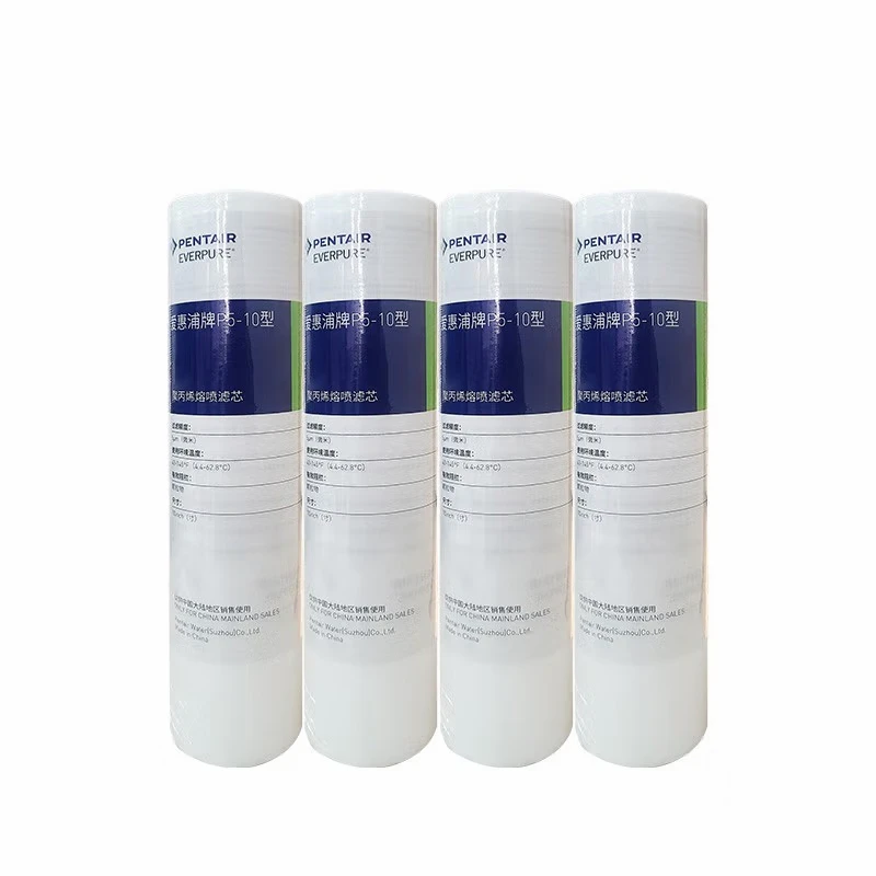 EVERPURE/爱惠浦滨特尔10寸PP棉滤芯套装 前置过滤器滤芯保护管道