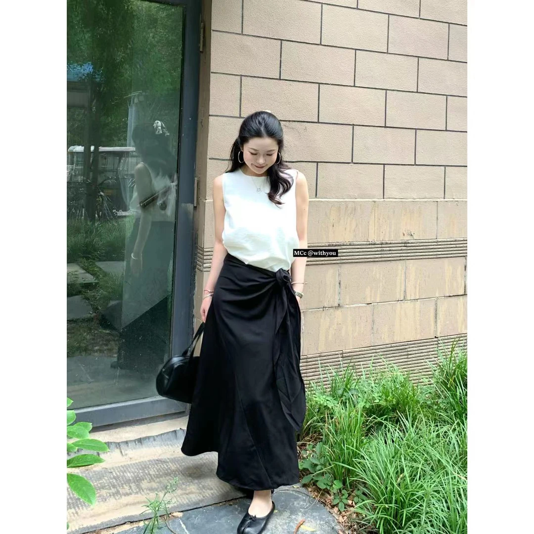 MCc【复古格子半裙】两色！对腰围超级友好的一条打缆半裙#87199