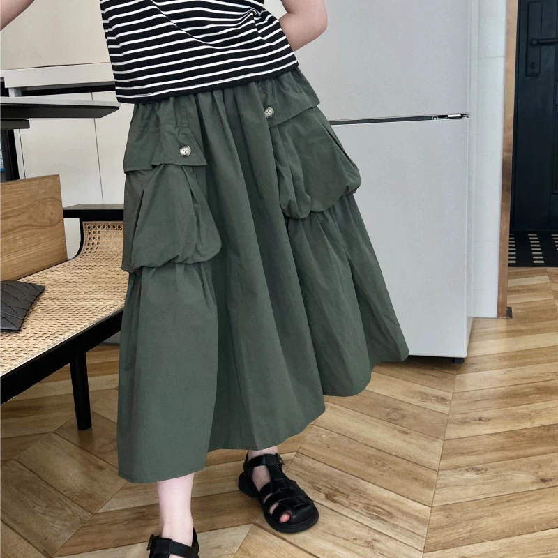 儿童工装伞裙 24x138