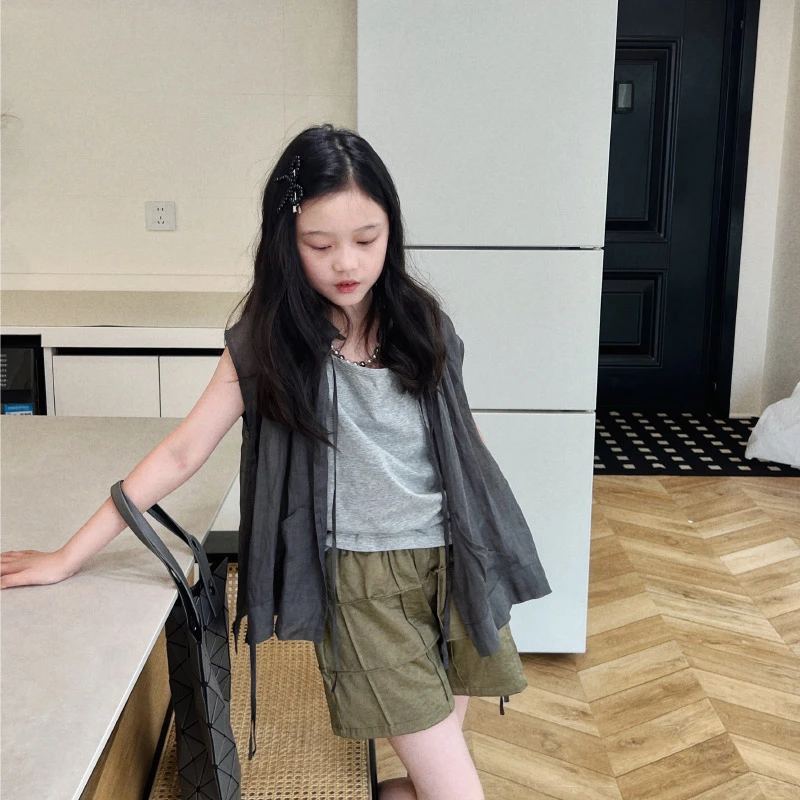 背心披肩两件套24x064