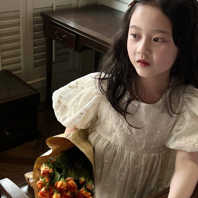 儿童蕾丝裙 23x081