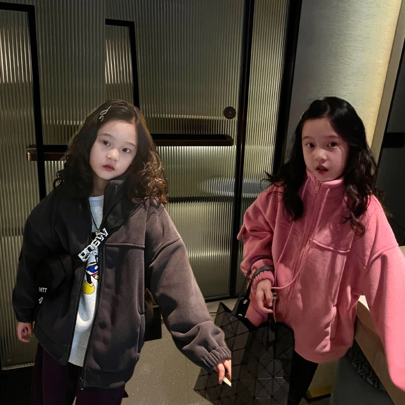 袖标加绒外套 23d072