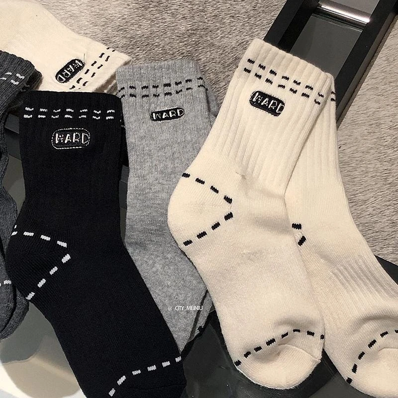 儿童加厚毛圈底袜子 24d114 一组6双