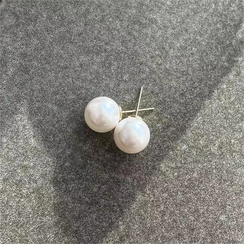 铜合金耳饰 SUKDULI苏克都哩经典百搭水晶仿珠耳钉925银针