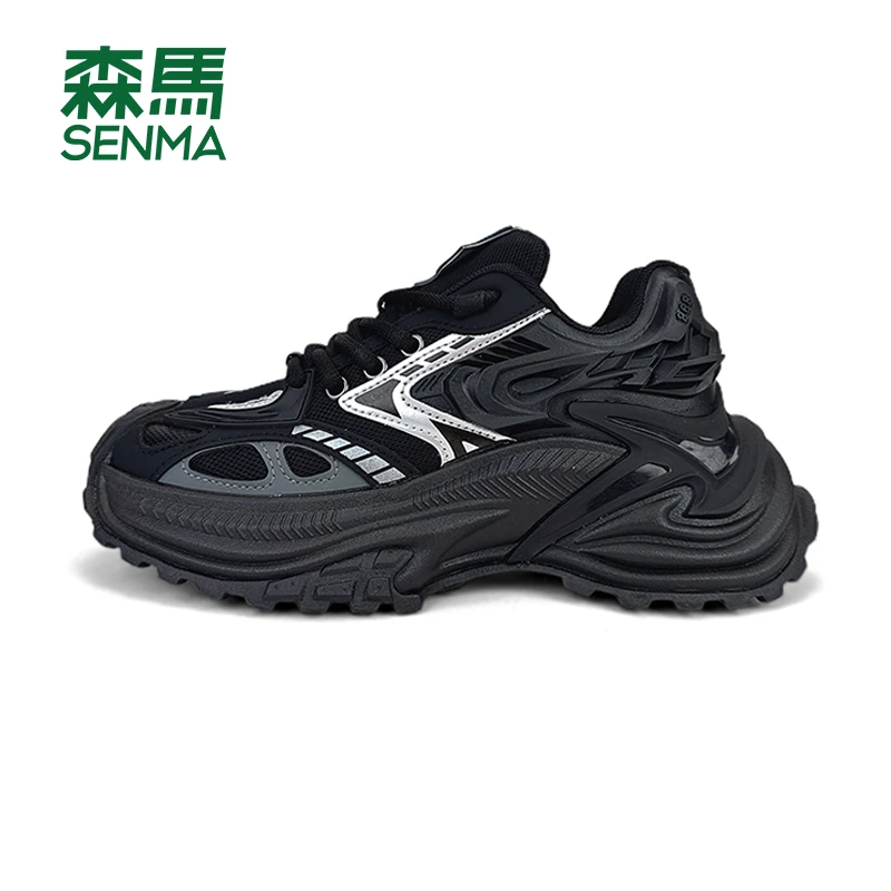 【森马/SENMA】机甲鞋女厚底秋冬时尚情侣款老爹鞋休闲运动厚底鞋男
