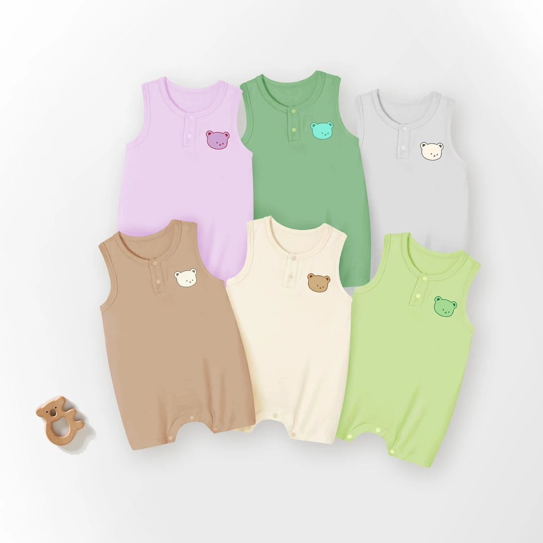 净面前领开背心连体