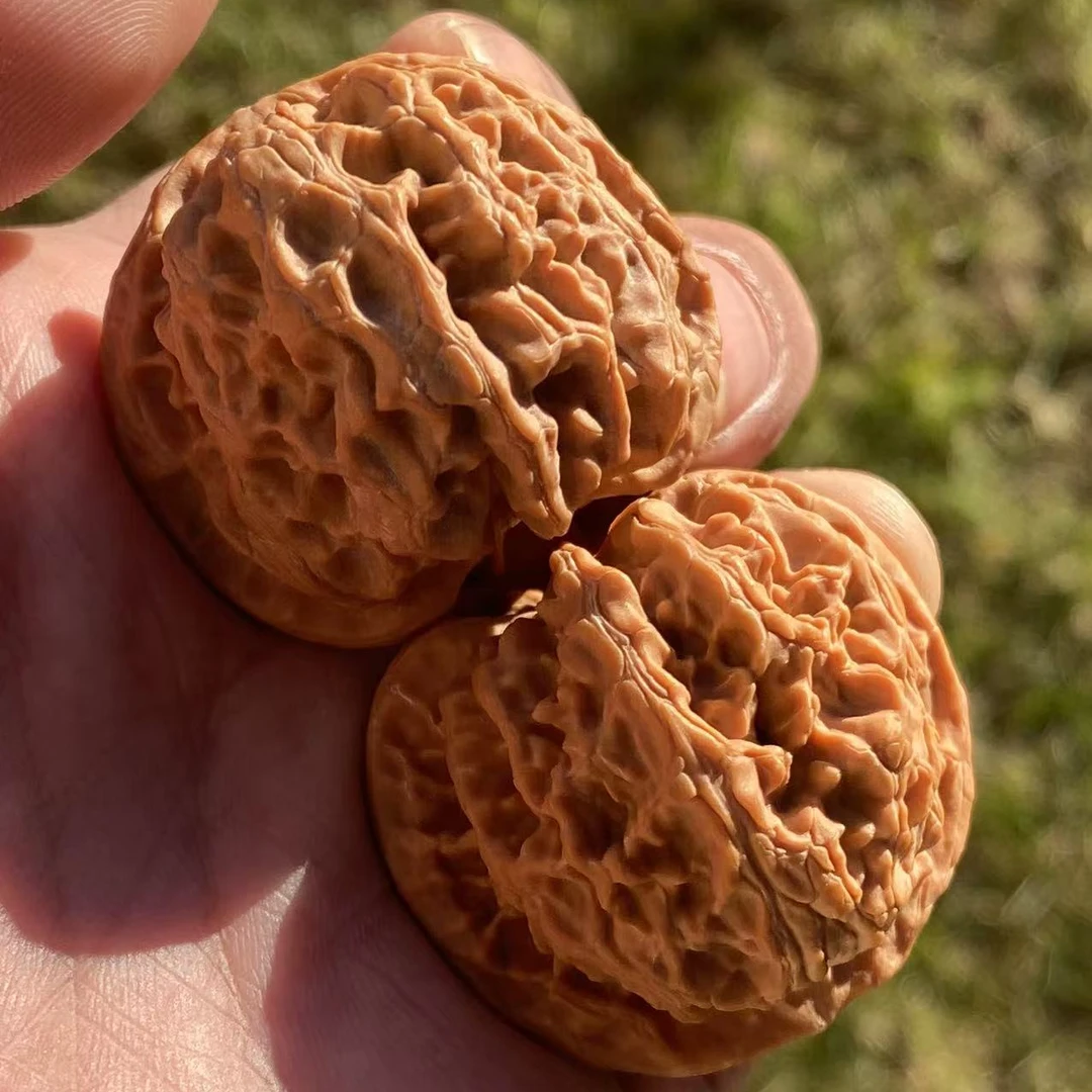 精品闷尖苹果园狮子头文玩核桃