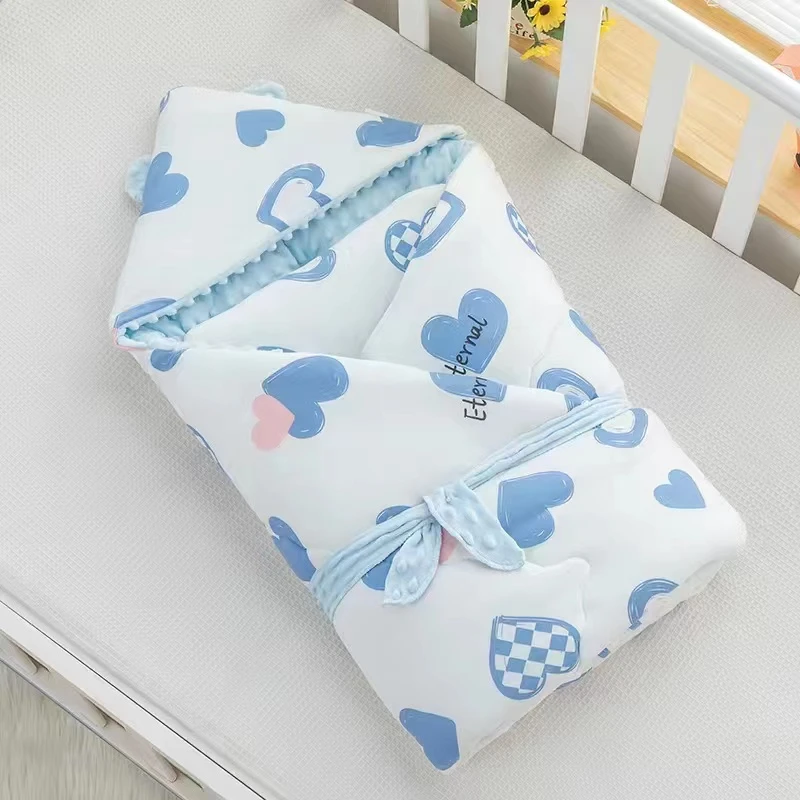 新生儿豆豆呵护抱被抱毯婴幼儿包被抱毯