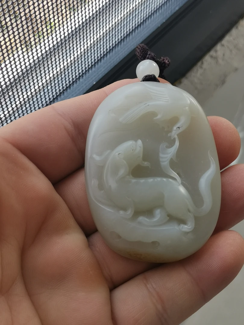 新疆和田白玉把件