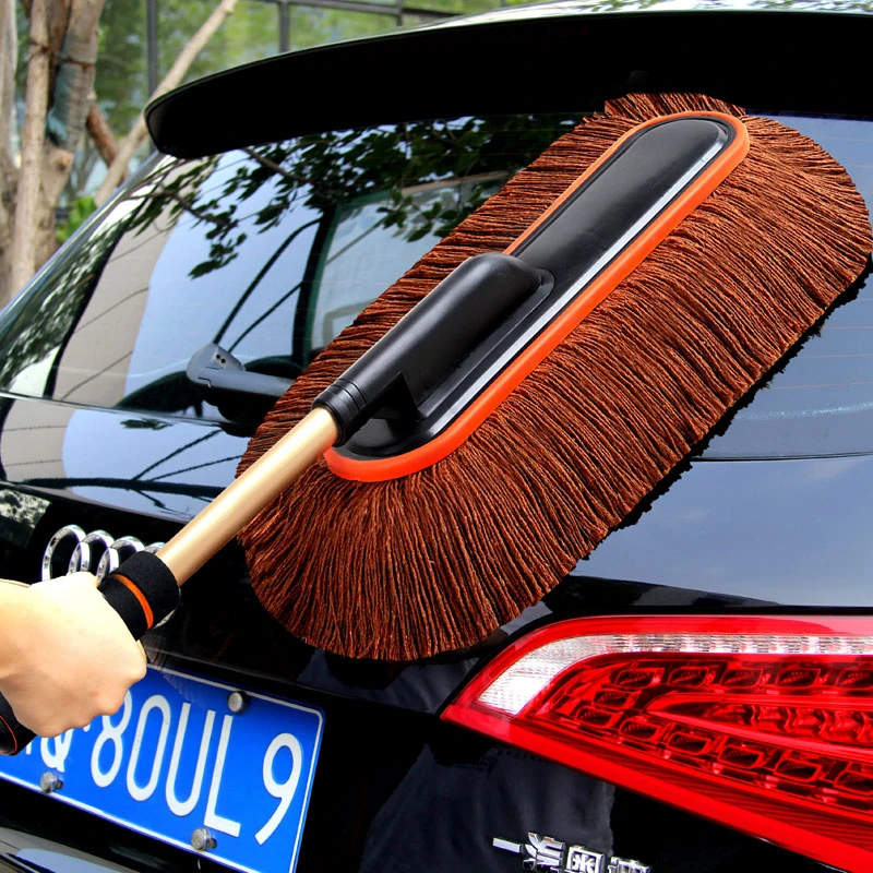 汽车除尘掸子擦车神器洗车工具全套用品扫灰尘车用除雪蜡拖车刷子