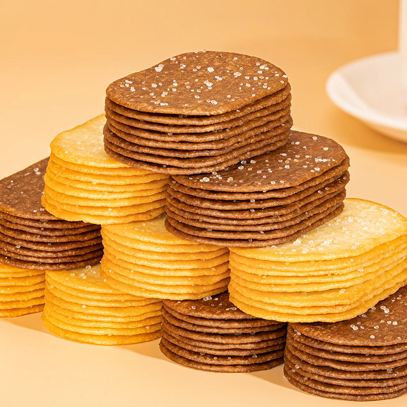 多禧熊薄脆小饼干椰香味巧克力味酥脆网红晚上充饥解馋零食品批发