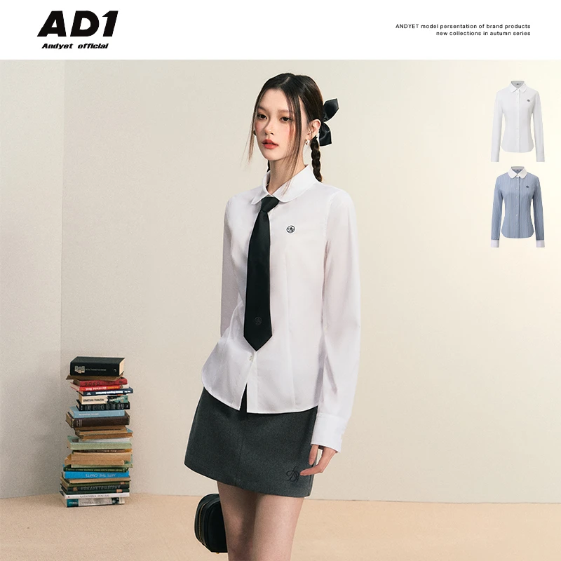 Andyet AD1原创圆领学院风衬衫ADCS24C102113