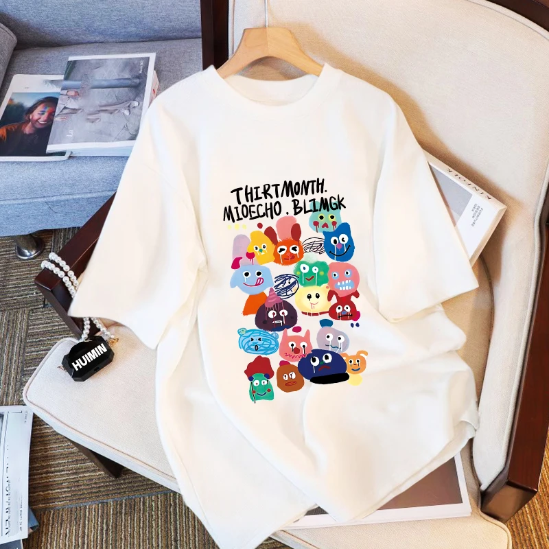 遮屁股白色短袖t恤女夏季2025新款爆款宽松大码体恤半袖上衣服ins