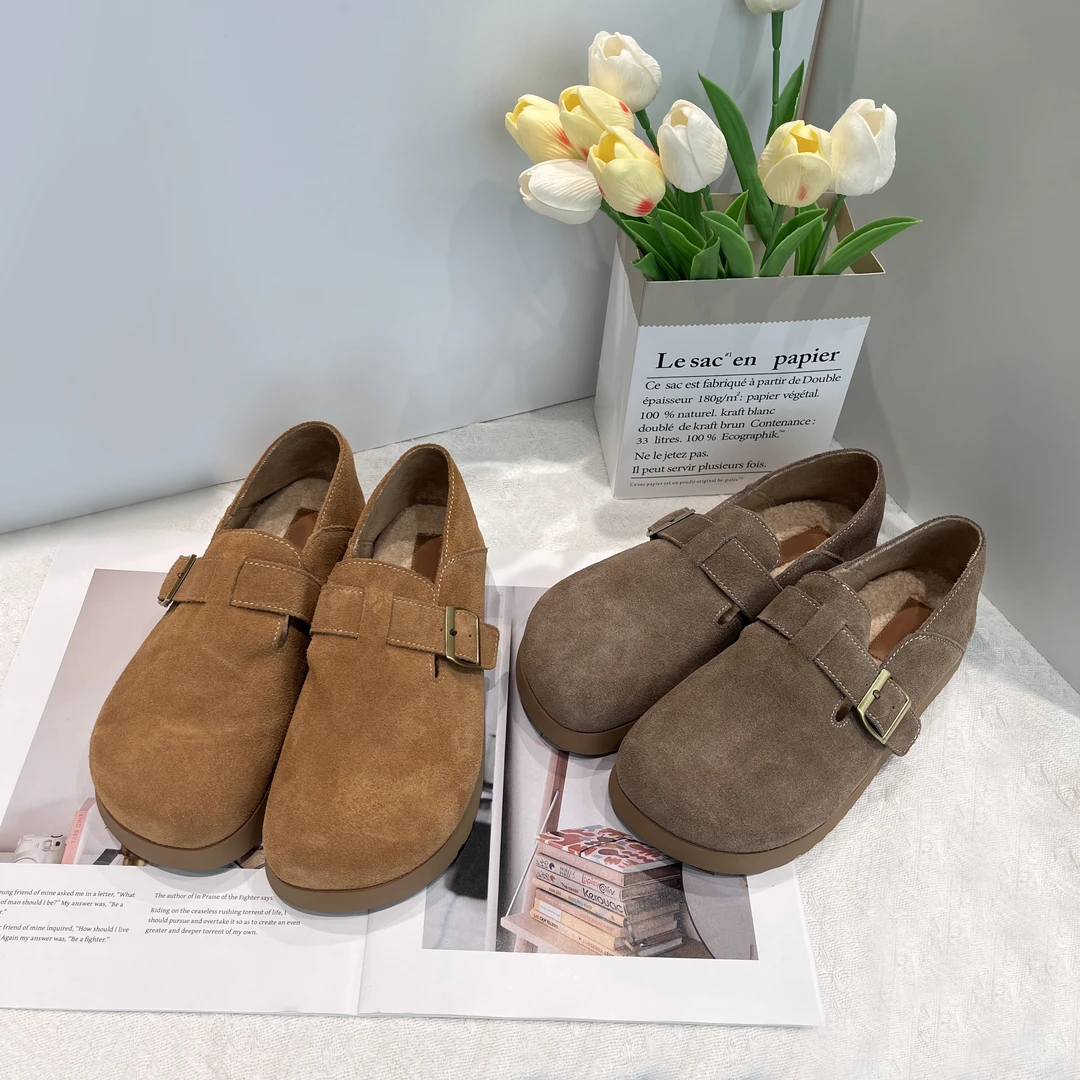 【YHH】秋冬百搭舒适保暖加绒勃肯鞋-YHX4107