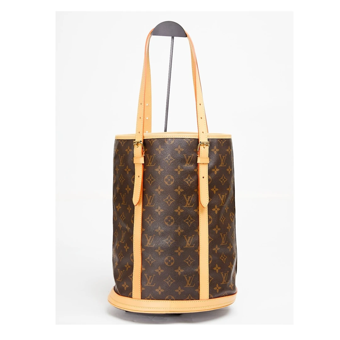 95新 LouisVuitton/路易威登 lv水桶包大号圆筒托特单肩包