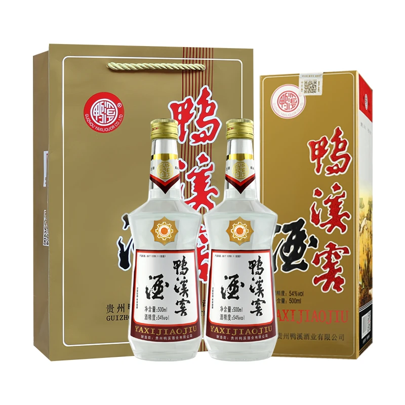 鸭溪【福利专享】贵州鸭溪窖浓香型白酒纯粮酿造2/6盒整箱54度500ml