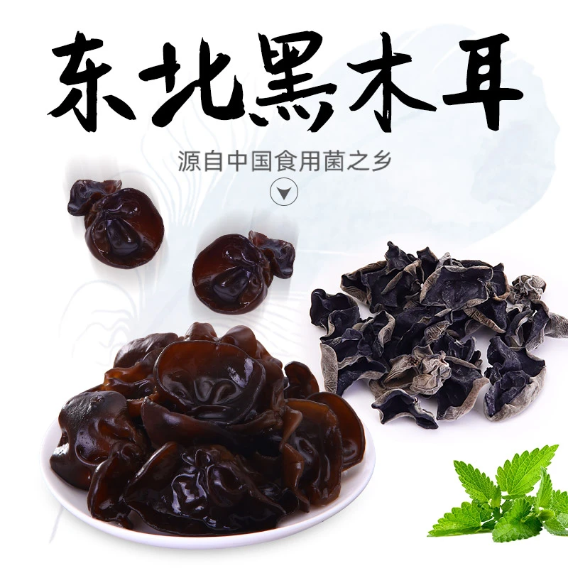【东北特产】东北黑木耳 肉厚 优质木耳（500g）山货干燥食用净含量