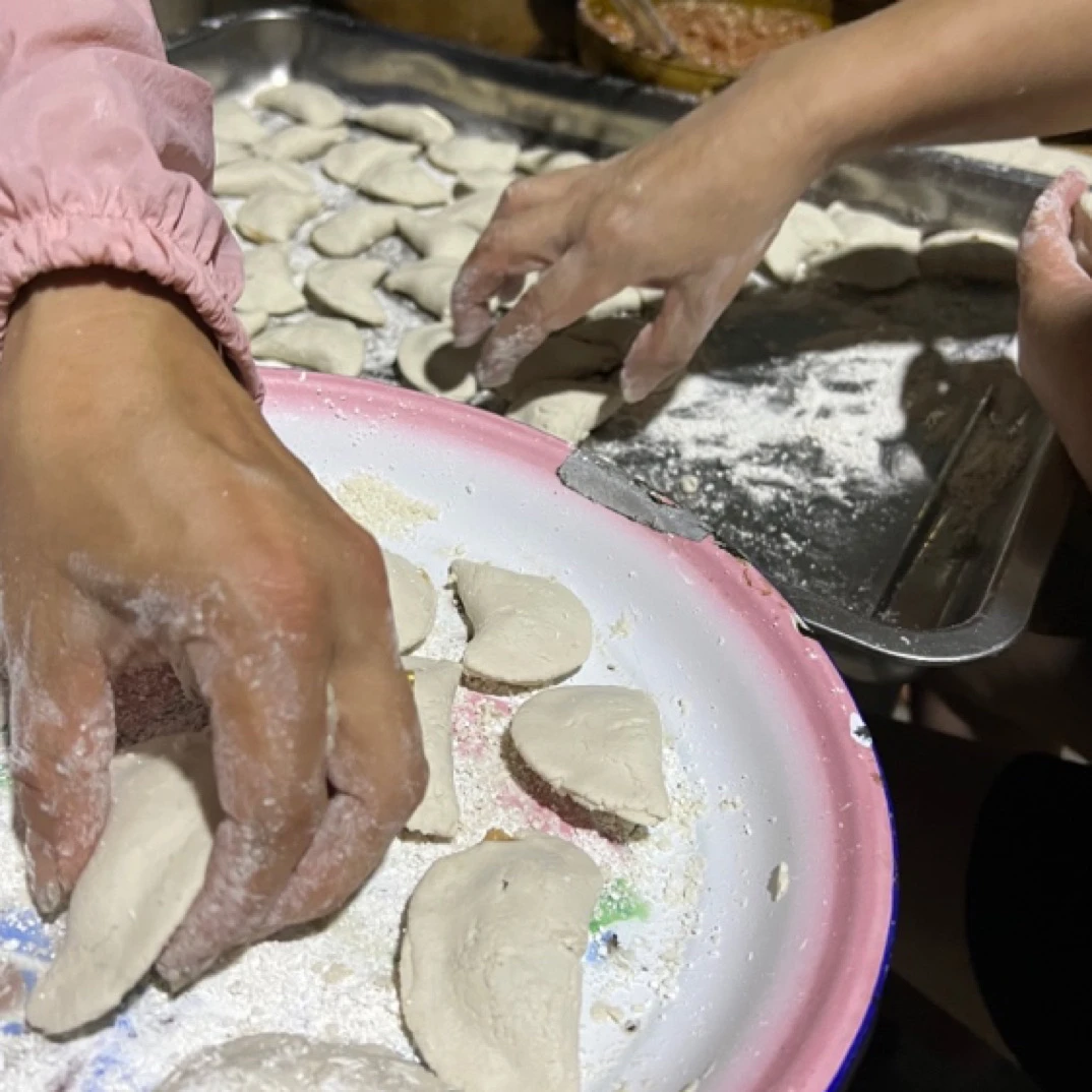 【芋饺】上饶上饶纯手工制作猪肉葱花好吃Q弹(顺丰包邮)
