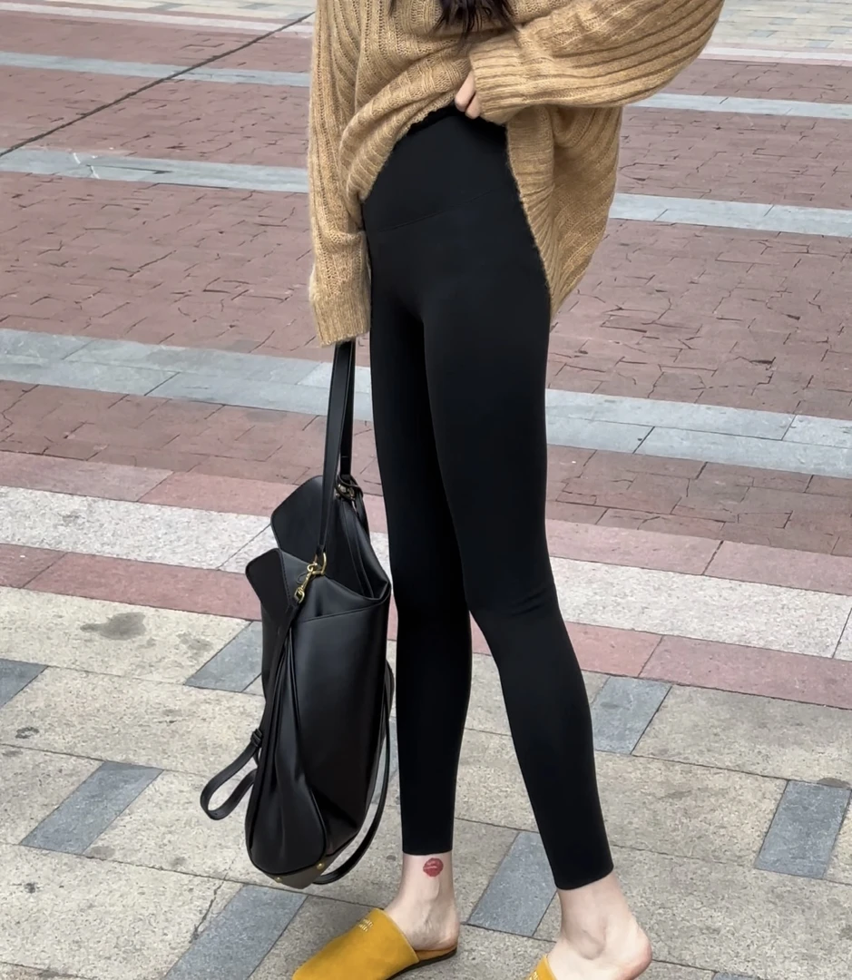 CHANGMEILI 常美丽提臀收腹薄绒瑜伽裤