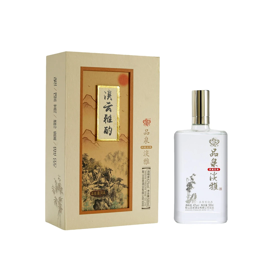 淡雅浓香型白酒500ml*6瓶纯粮酿造42度精品收藏小酒
