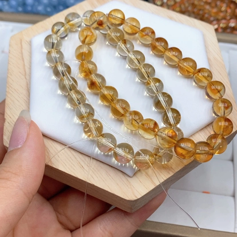 【闪购商品】黄晶手链未镶嵌b****e