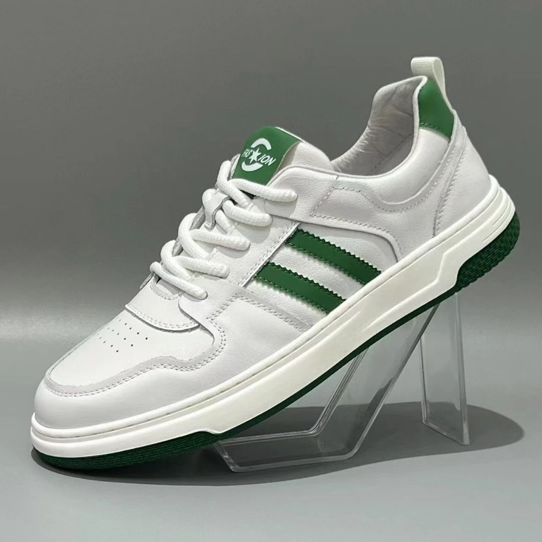 男鞋休闲运动春夏新款，头层牛皮，纯手工制作的