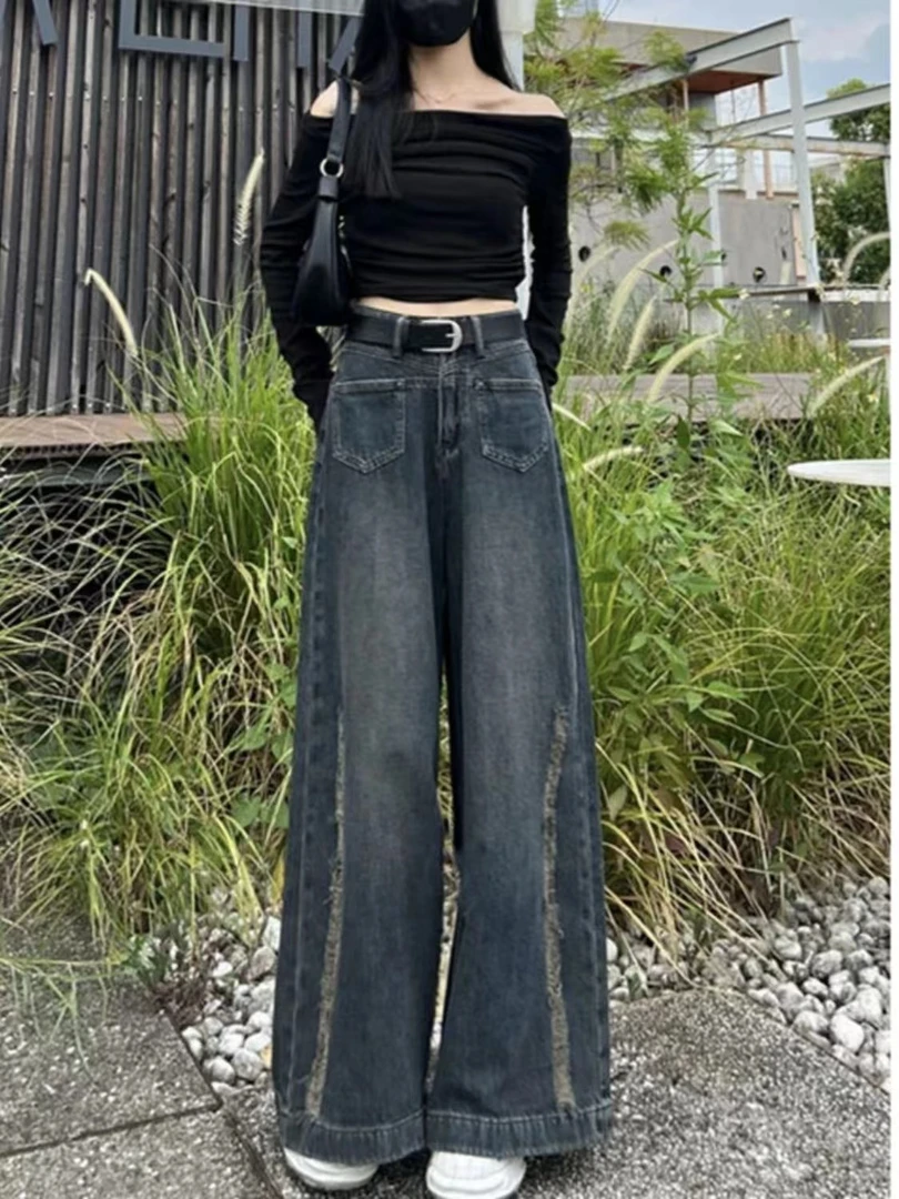 万佳（时） 2025新款牛仔长裤女裤