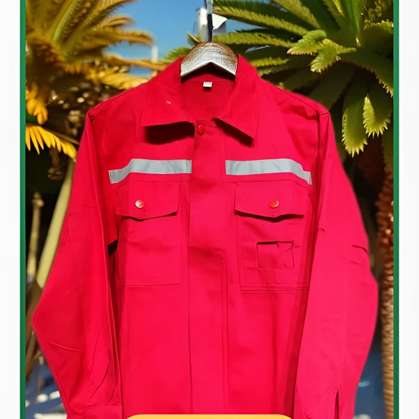 春秋男士纯棉套装可刺绣焊工长袖耐磨耐穿工厂车间定制服装透气