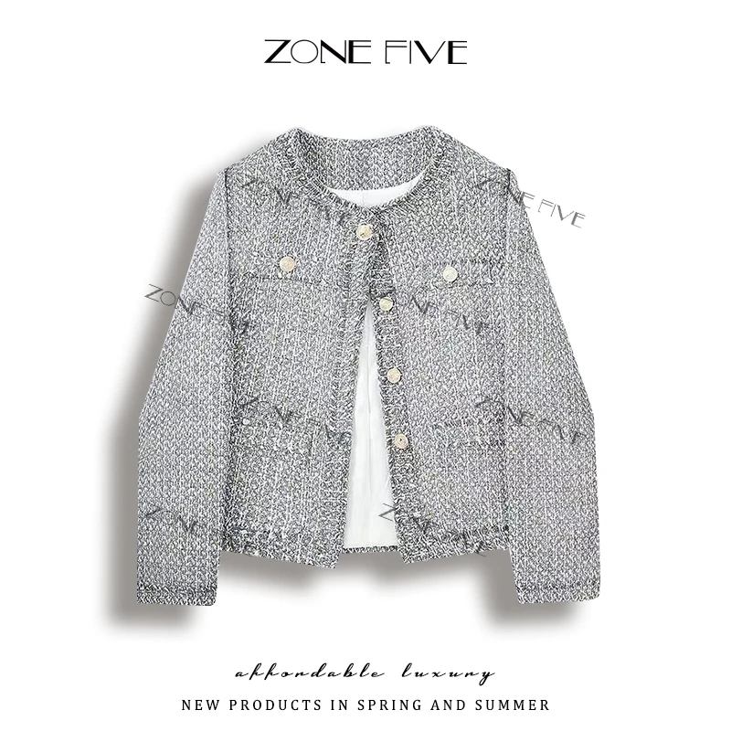 【zonefive】24年新款羊毛小香风外套--8030